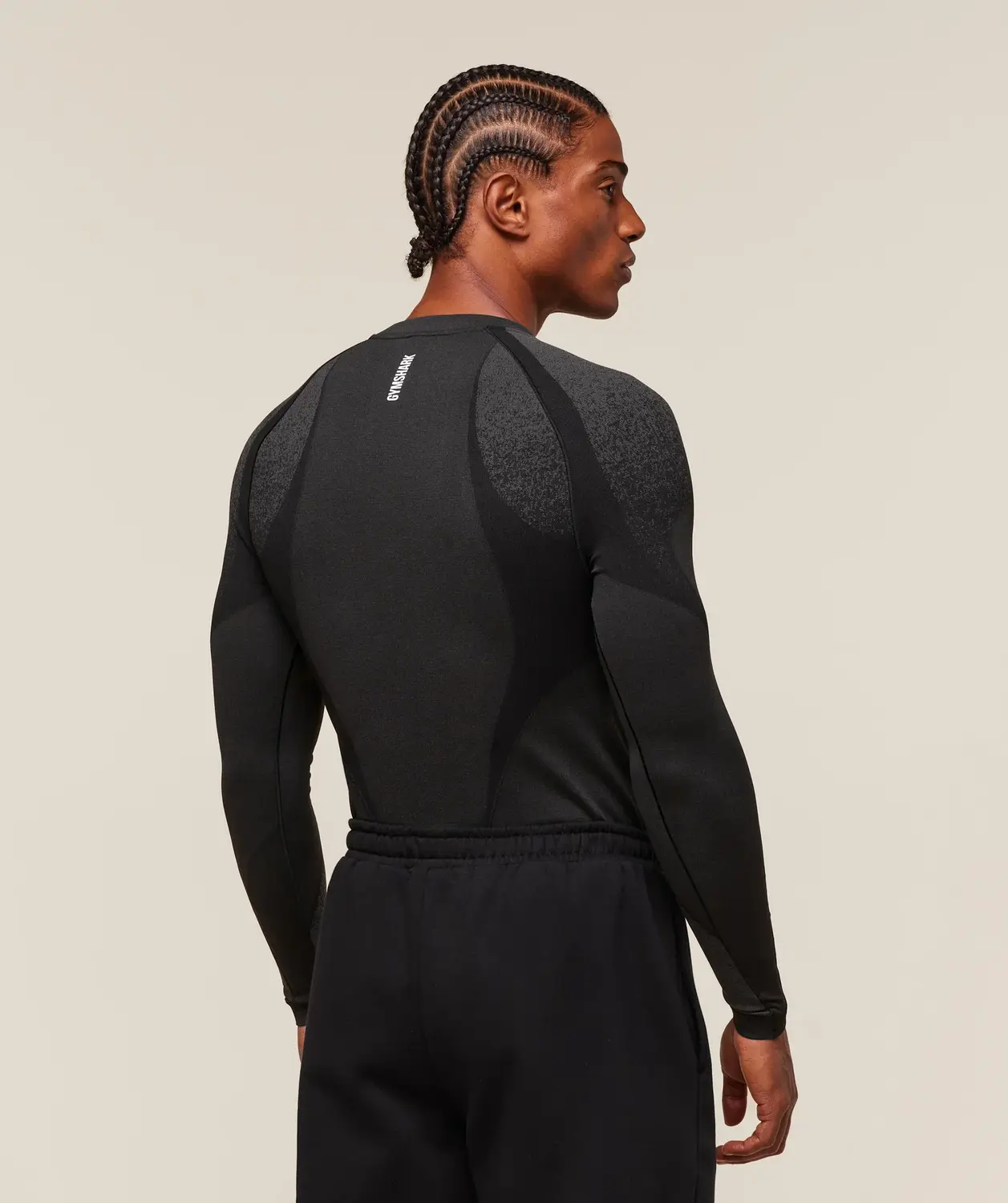 Shadow Seamless Long Sleeve T-Shirt Muscle Fit - Image 2