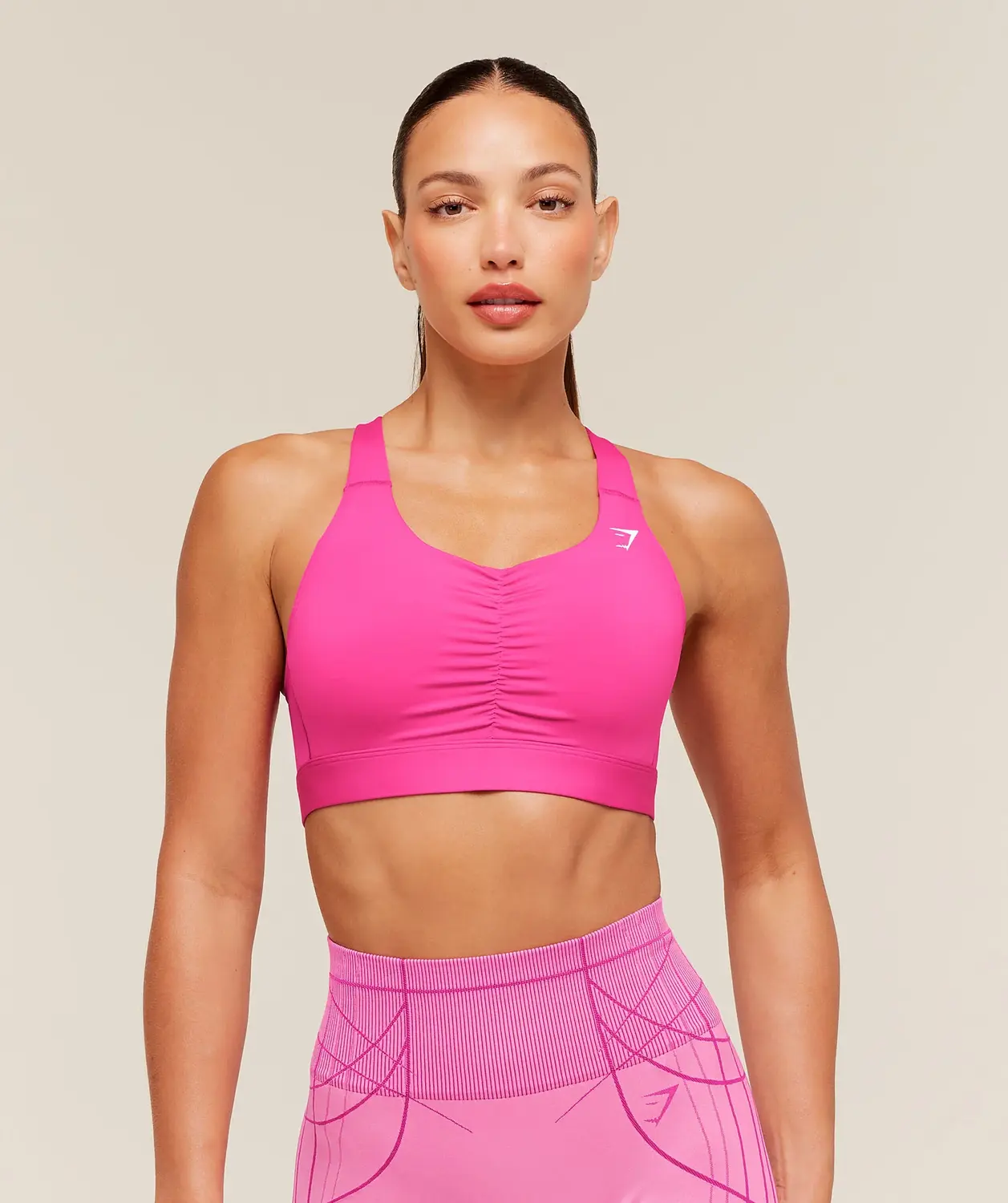 High Support Ruched Sports Bra High Support