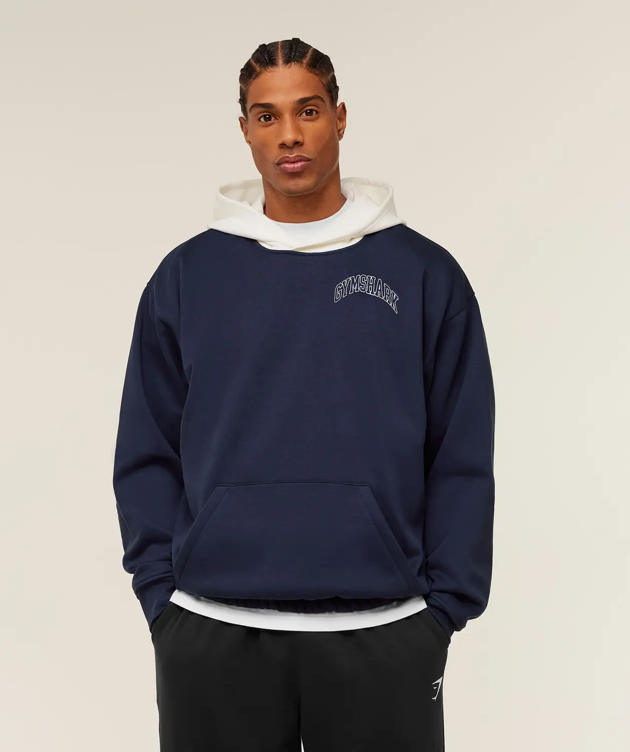 Collegiate Tech Hoodie Oversized Fit