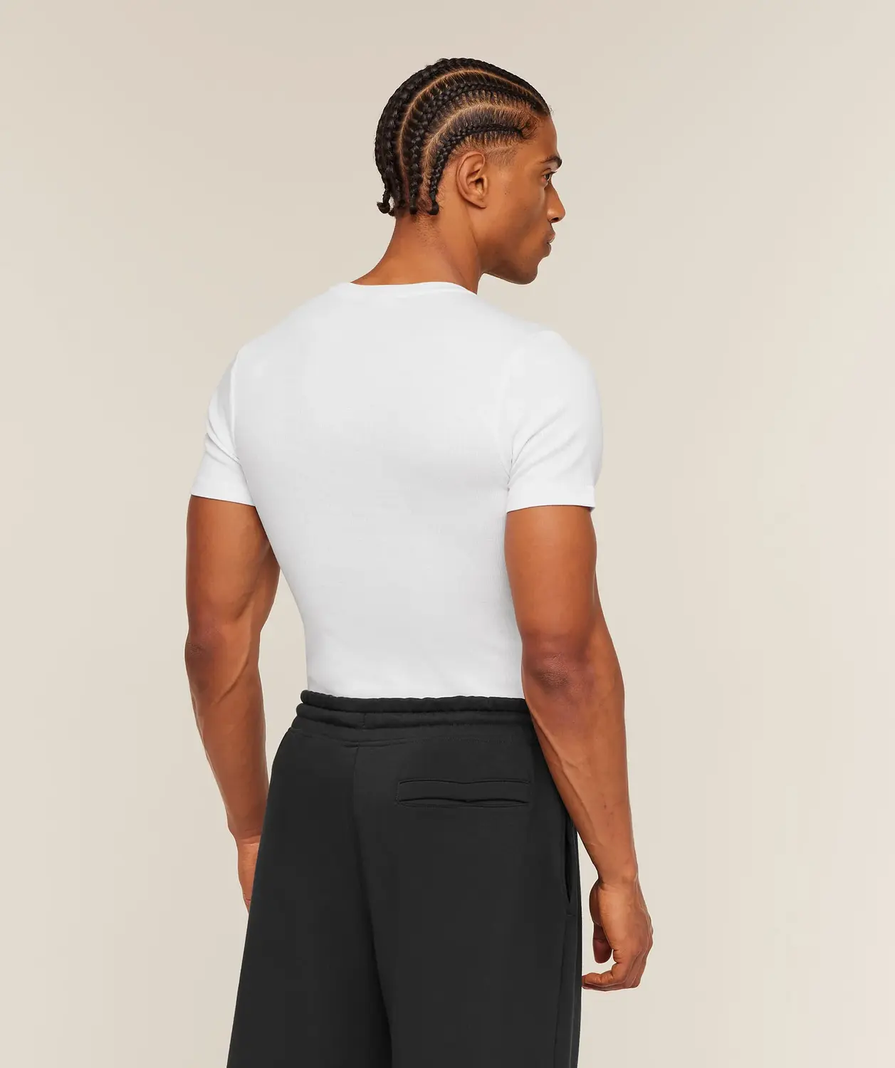 Ribbed T-Shirt Muscle Fit - Image 2