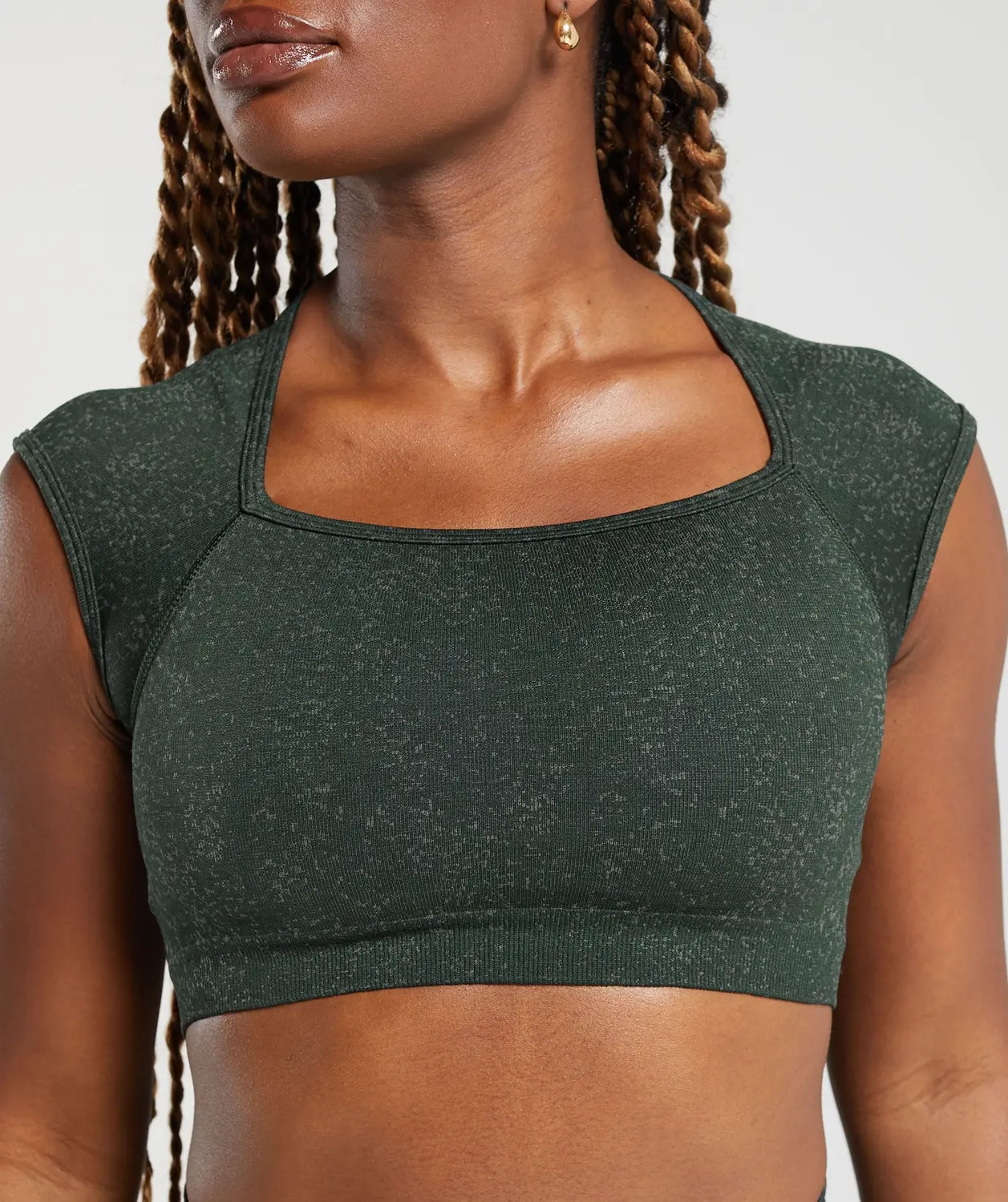 Adapt Fleck Seamless Crop Top - Image 6