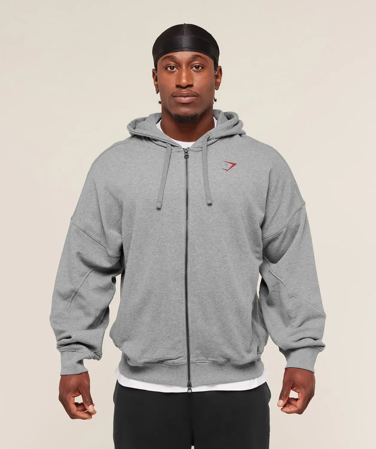 Power Zip Up Hoodie Oversized Fit - Image 4