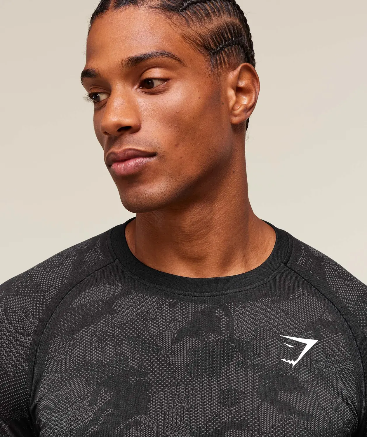Geo Seamless Long Sleeve T-Shirt Slim Fit - Image 6