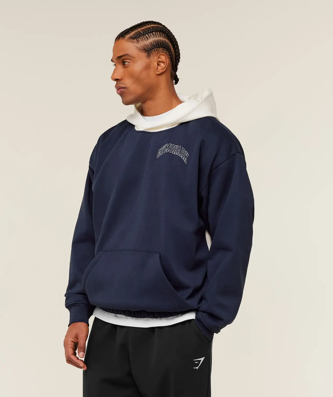 Collegiate Tech Hoodie Oversized Fit - Image 3