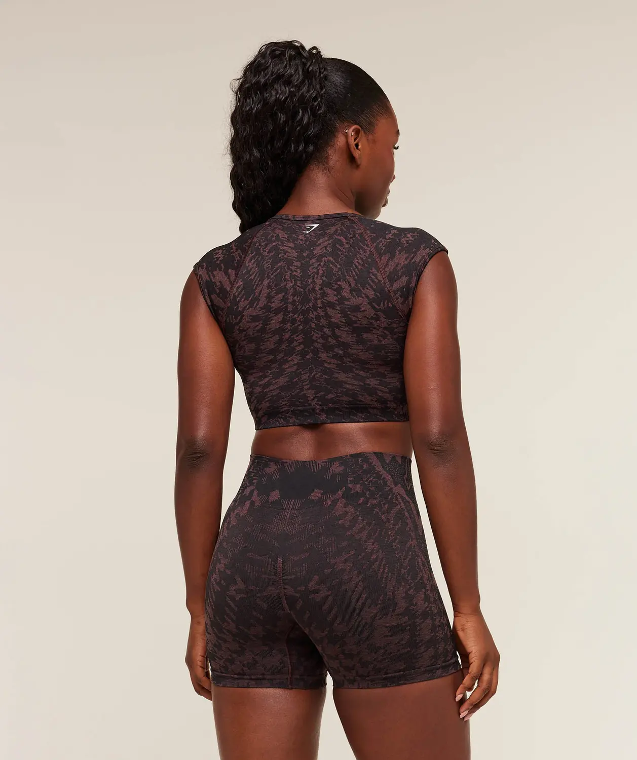 Adapt Houndstooth Midi Top - Image 2