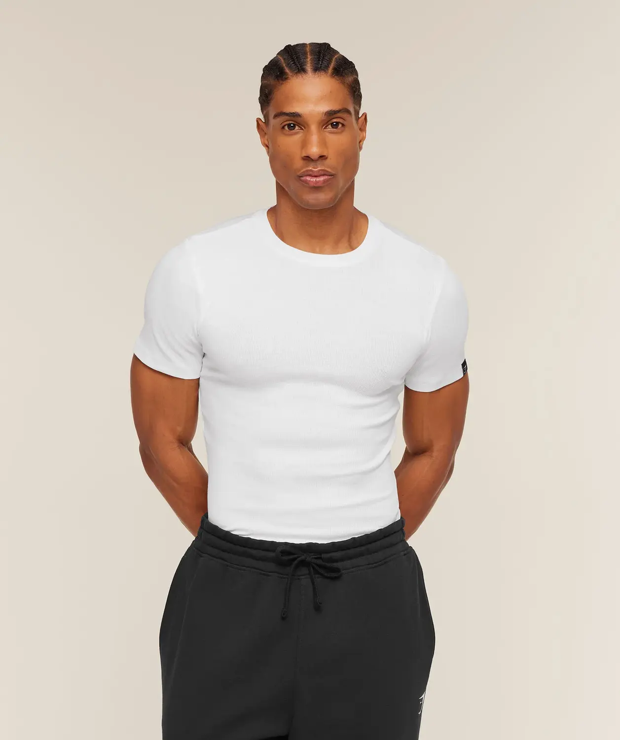 Ribbed T-Shirt Muscle Fit