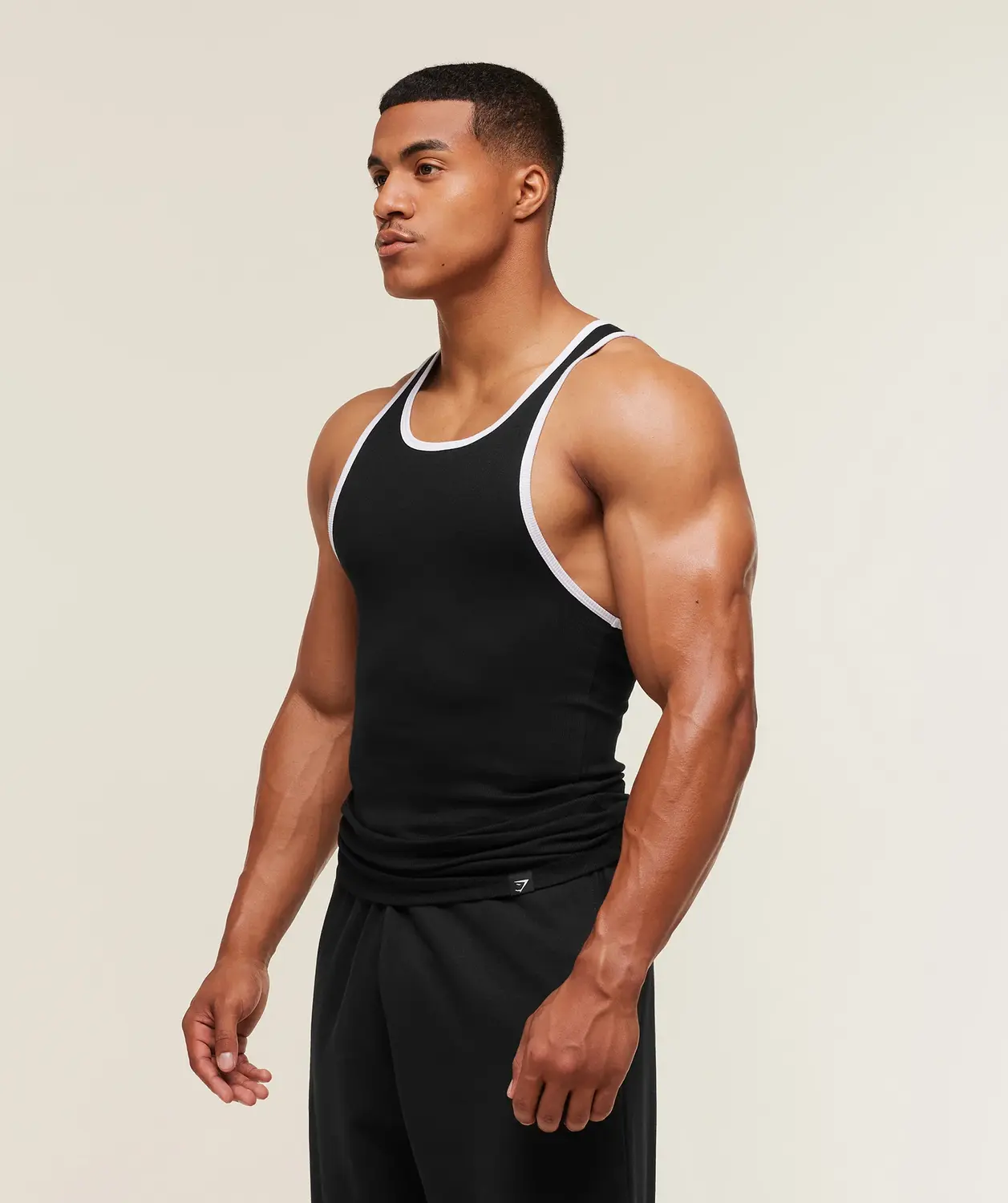 Ribbed Tank 1Pk Muscle Fit - Image 2