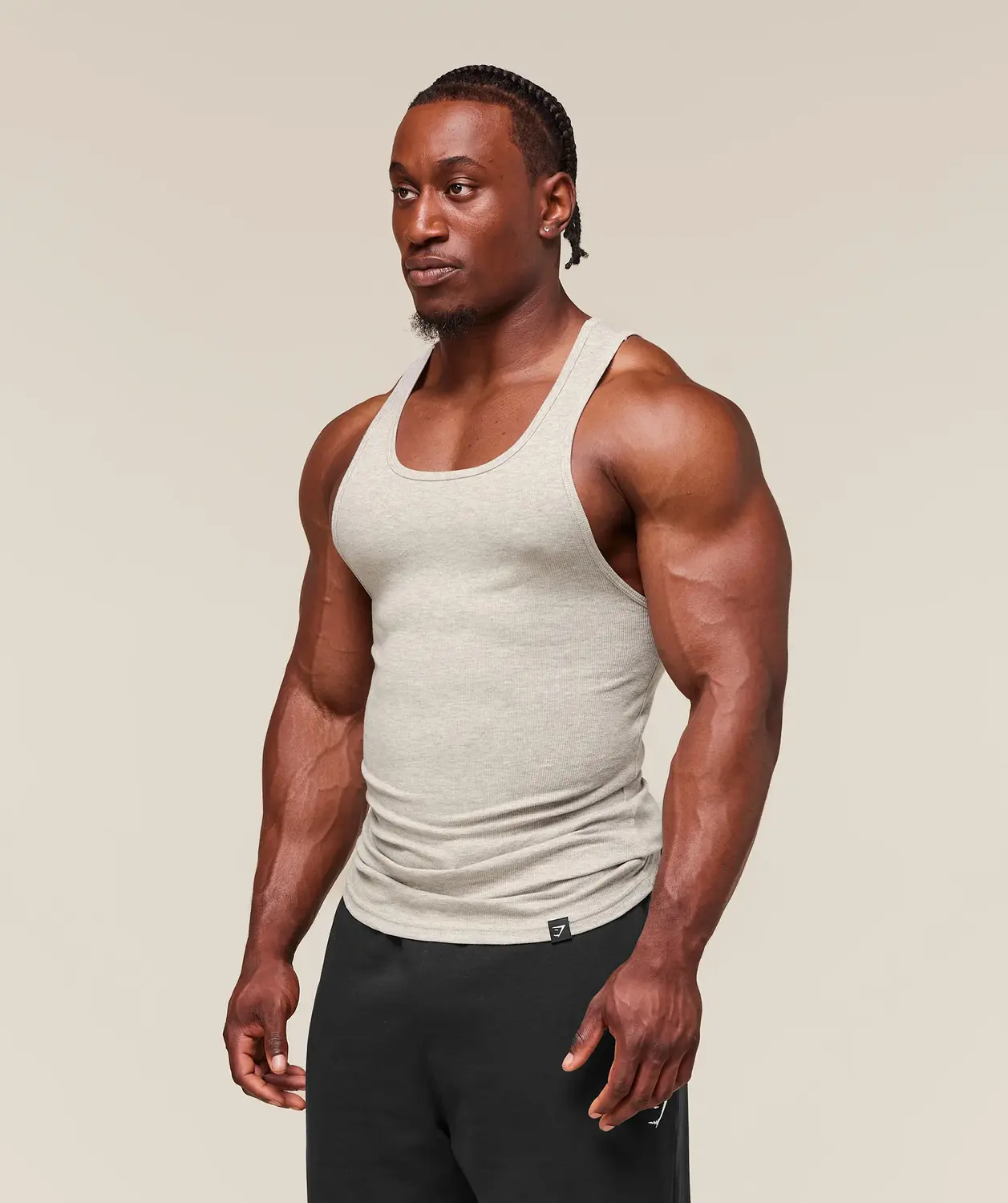 Ribbed Tank 3Pk Muscle Fit - Image 6