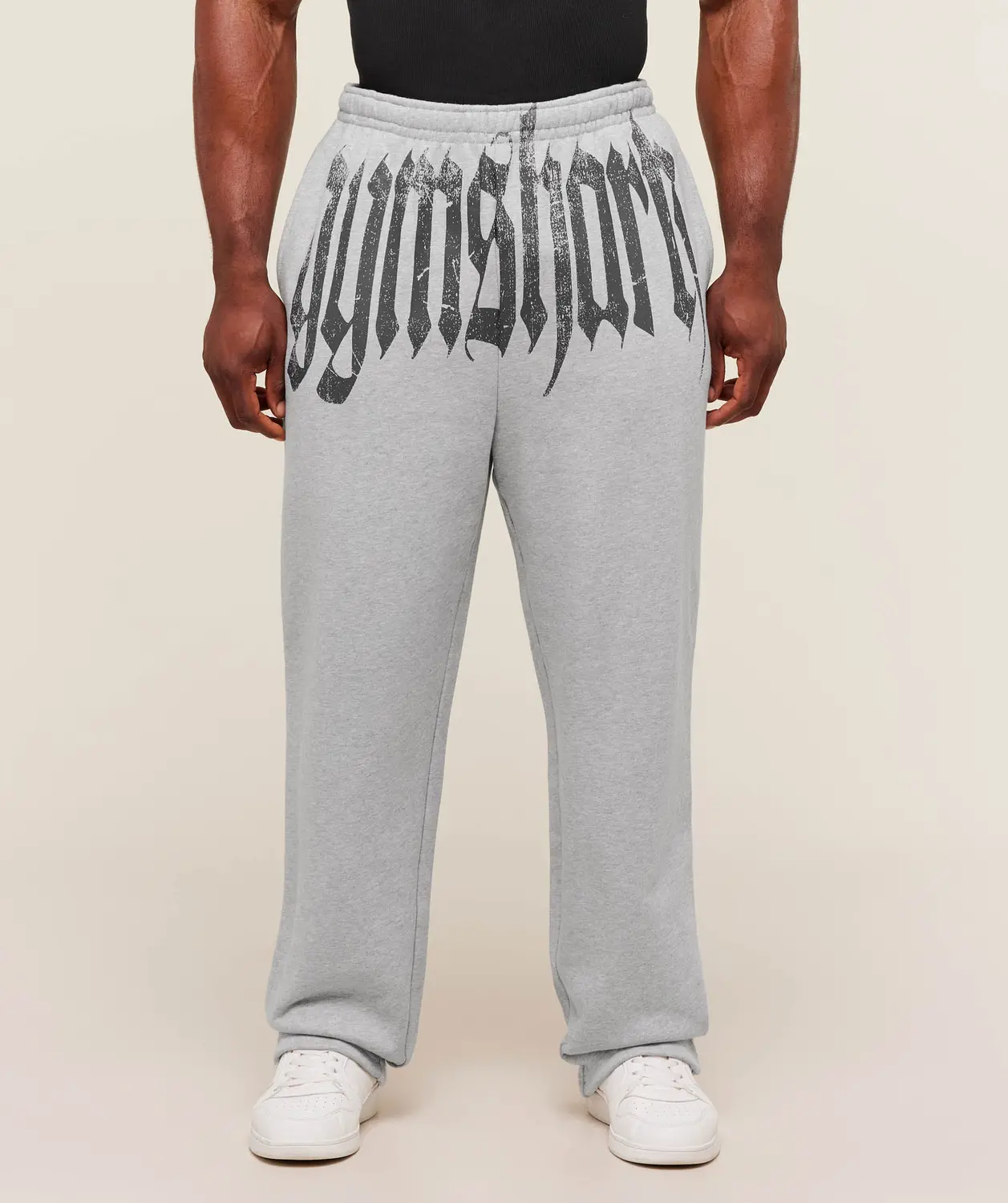 Fade Graphic Straight Leg Joggers Oversized Fit