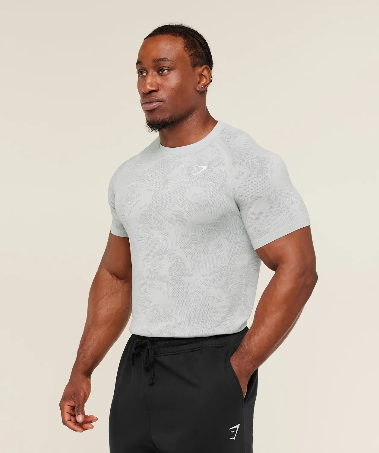 Geo Seamless T-Shirt Slim Fit - Image 3