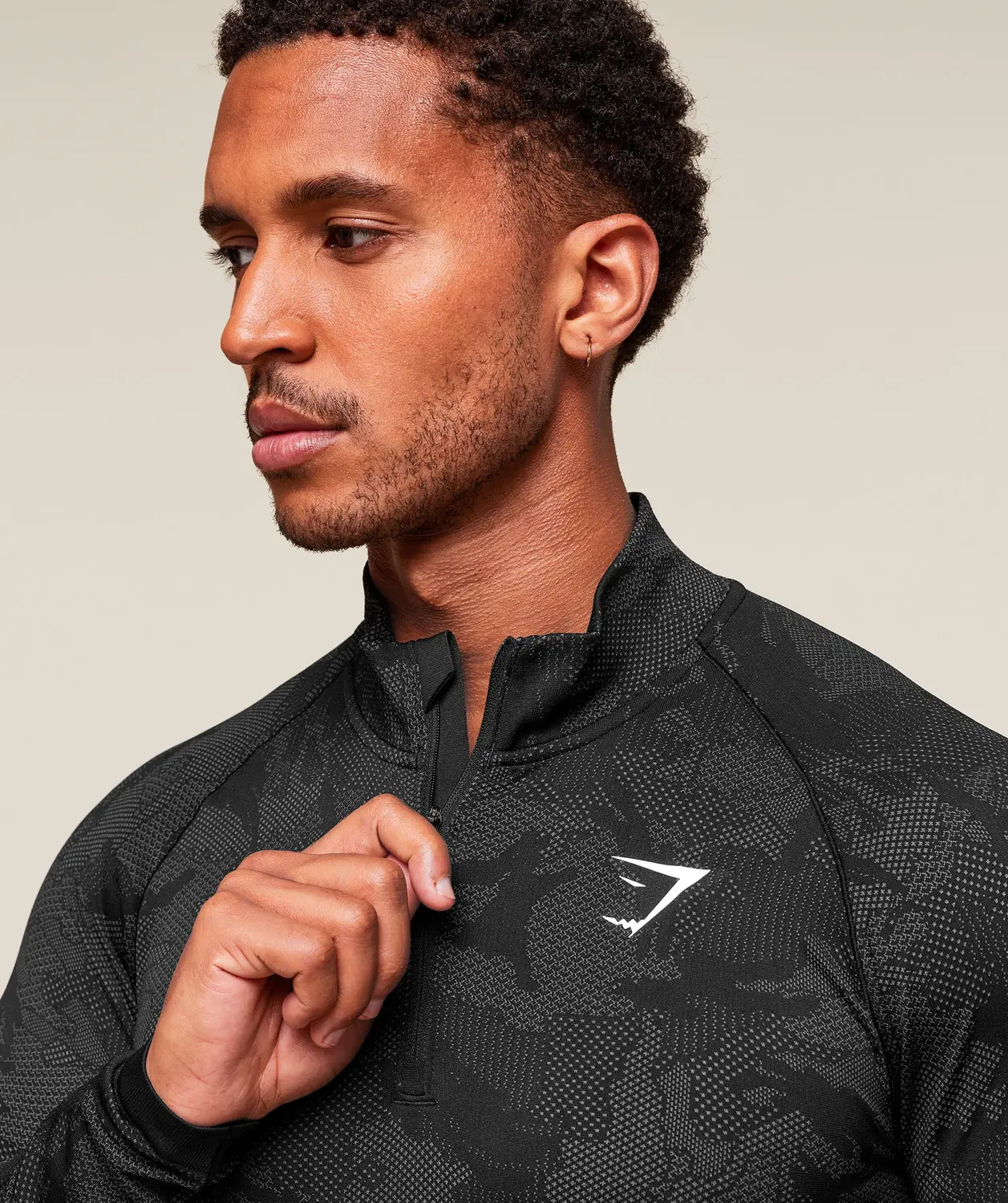 Geo Seamless 1/4 Zip Slim Fit - Image 5