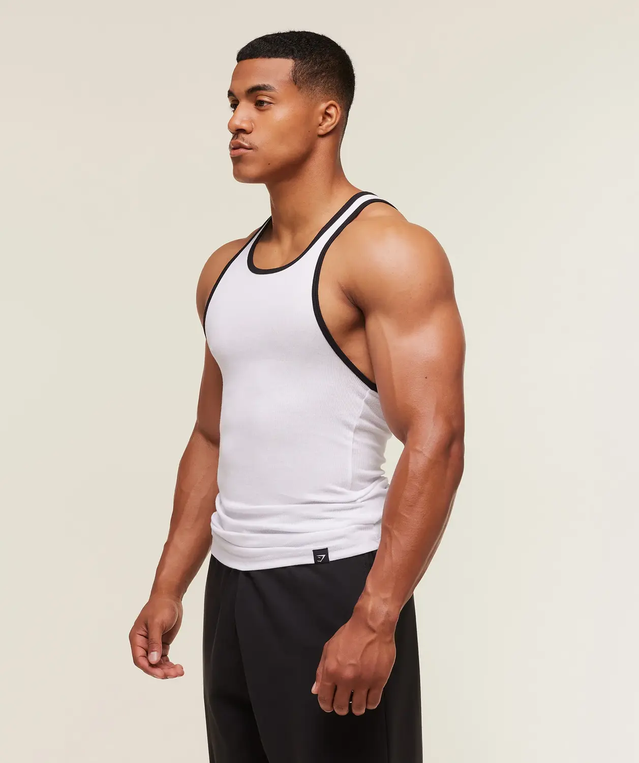 Ribbed Tank 1Pk Muscle Fit - Image 2