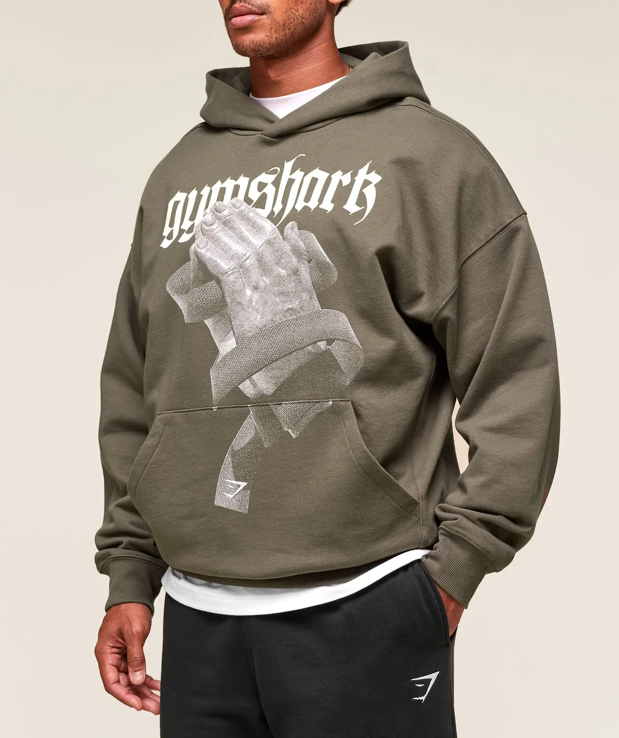 Prayer Hands Hoodie Extreme Oversized Fit - Image 4