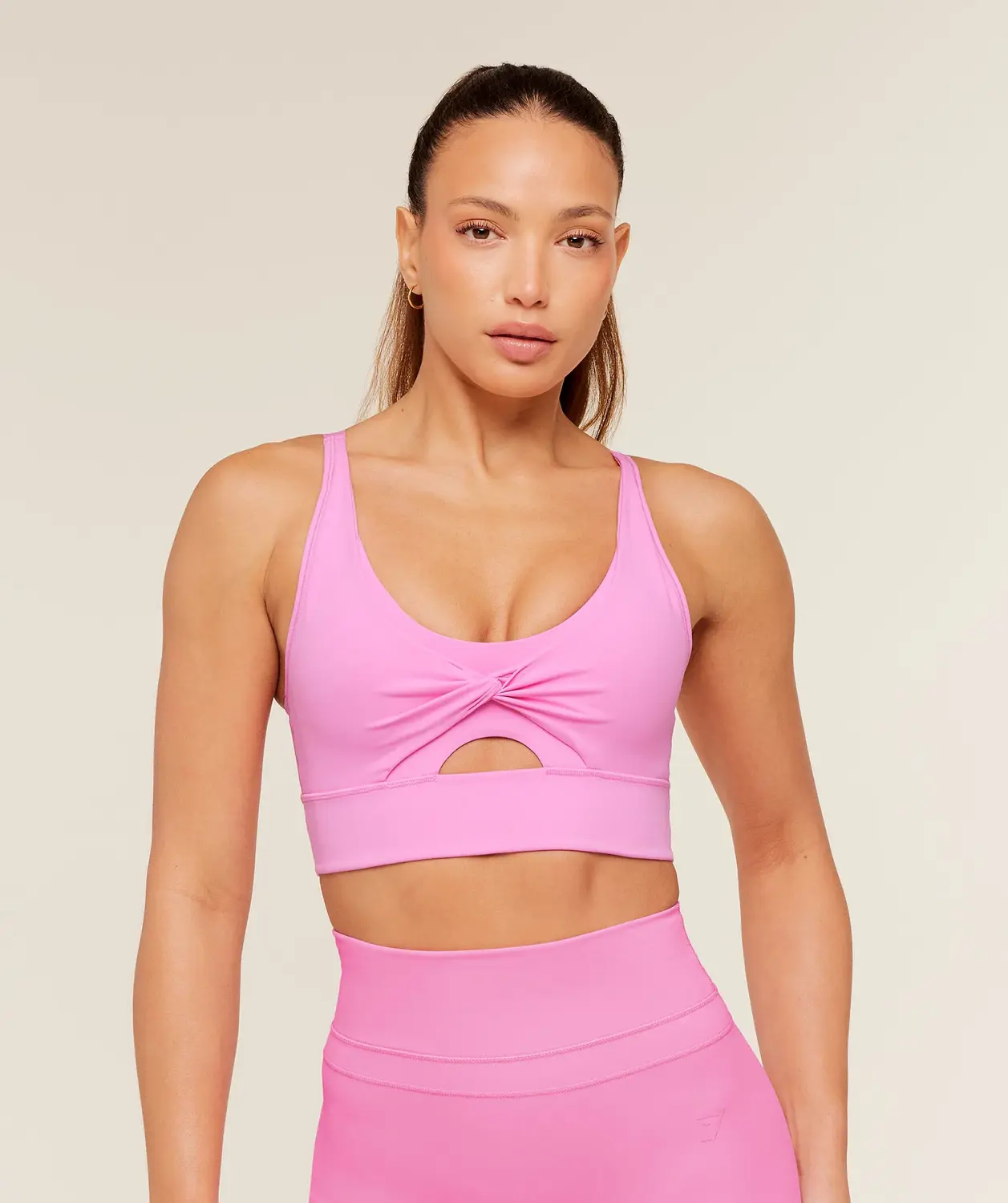 Twist Front Sports Bra Medium Support