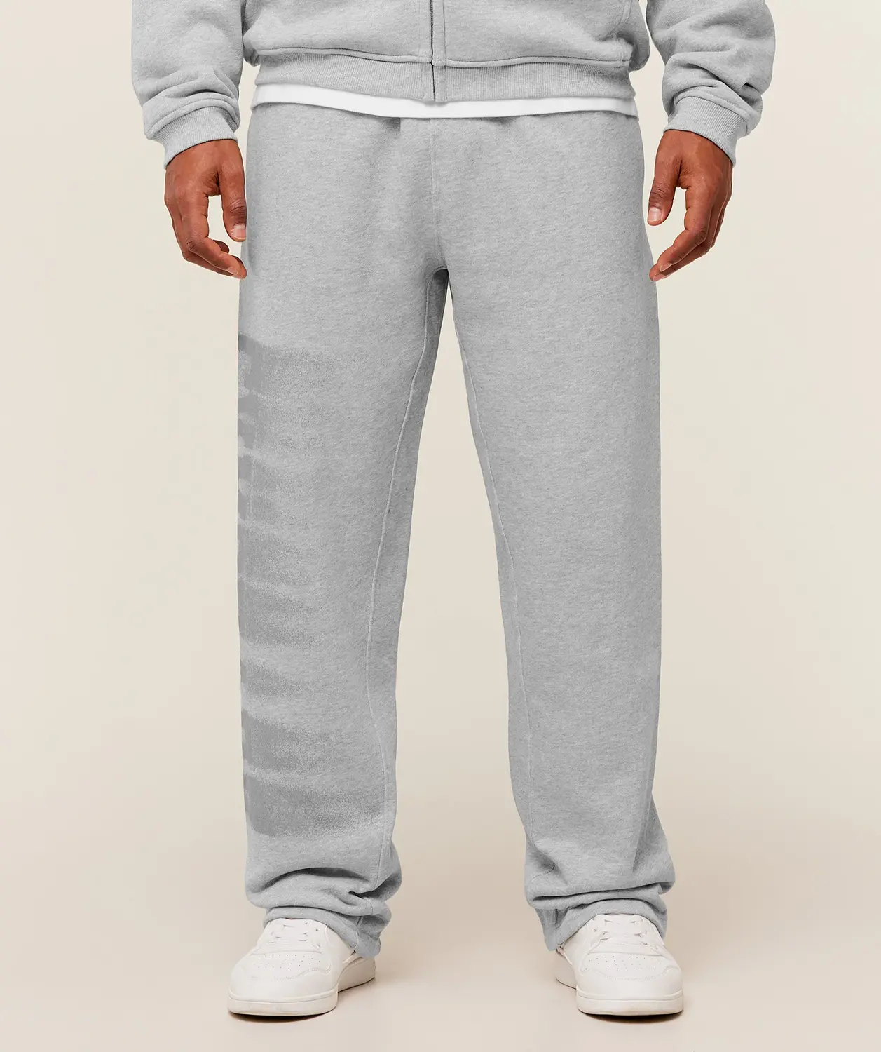 Fade Graphic Straight Leg Pants Oversized Fit - Image 3
