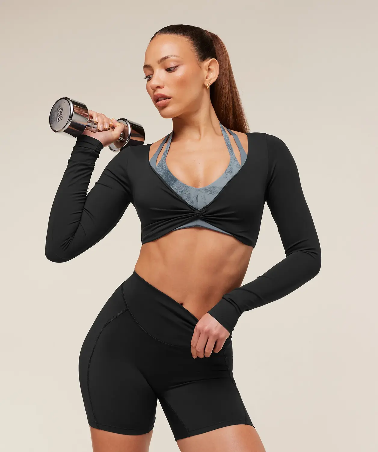 Lifting Dipped Waistband Shorts - Image 4