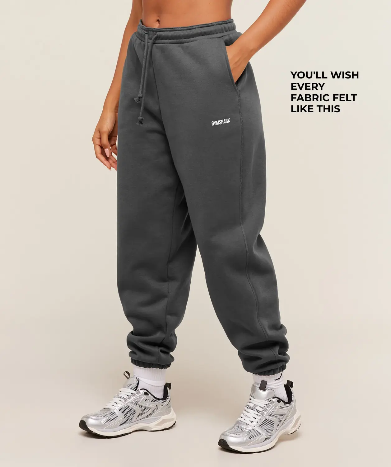 Cosy Luxe Cuffed Joggers Oversized Fit - Image 2