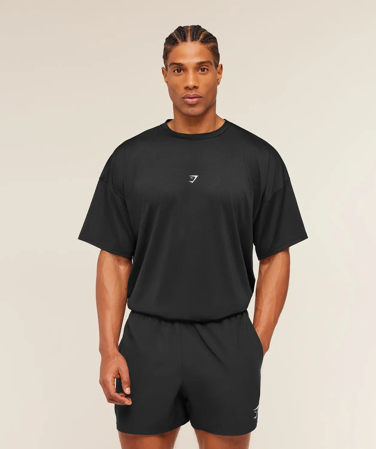 Gsrc Stencil Graphic T-Shirt Oversized Fit - Image 2