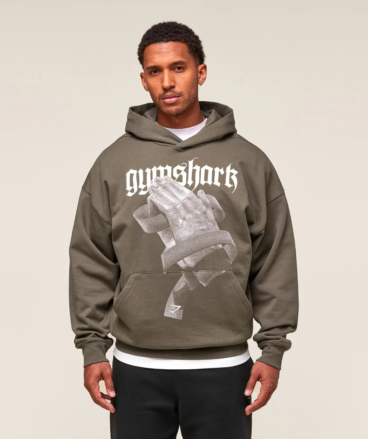 Prayer Hands Hoodie Extreme Oversized Fit