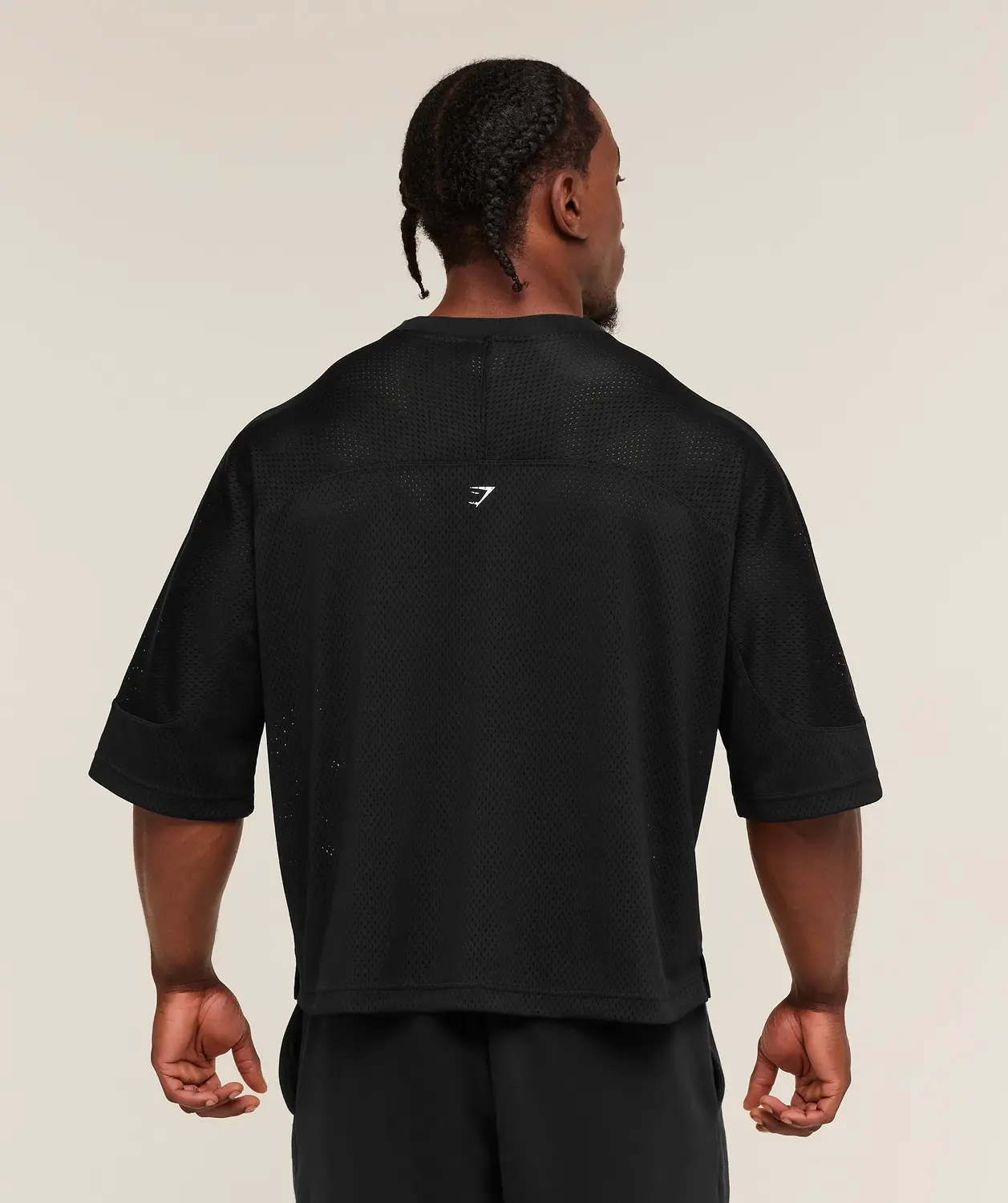Graphic Mesh Oversized T-Shirt Oversized Fit - Image 4