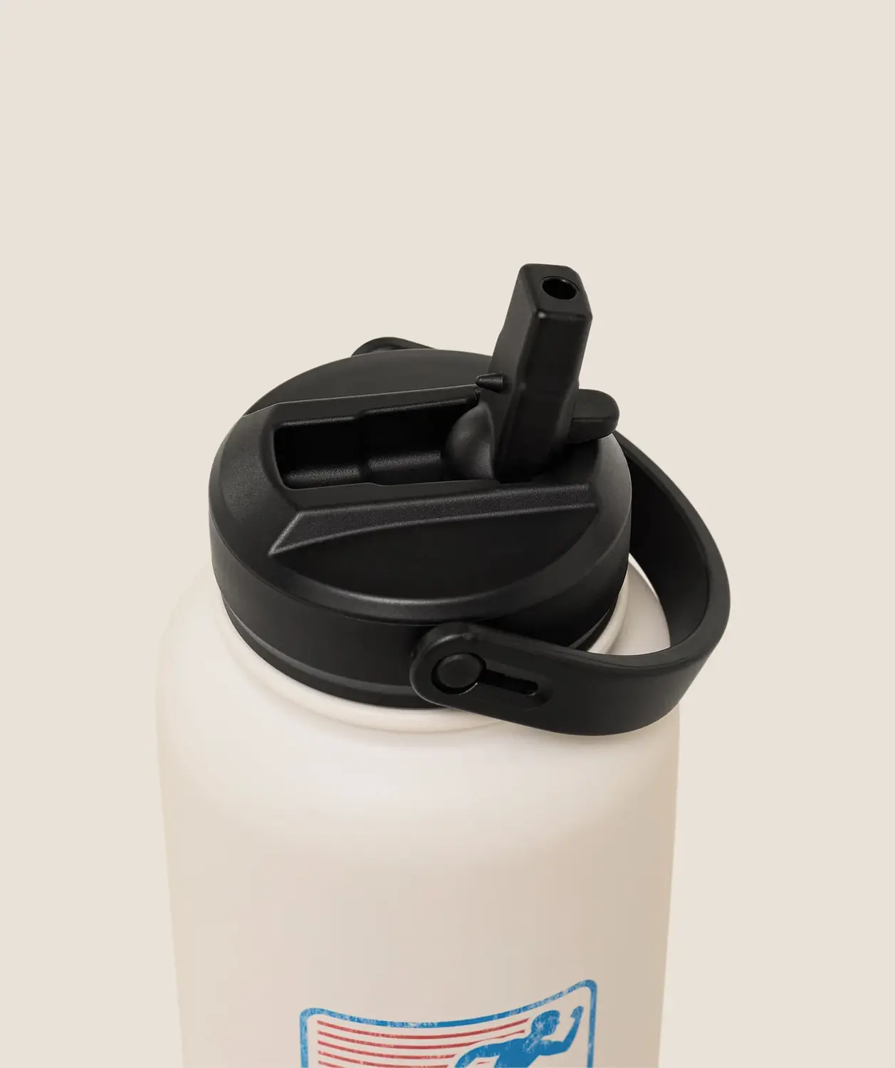 Run Club Graphic Metal 1L W Straw Bottle - Image 3