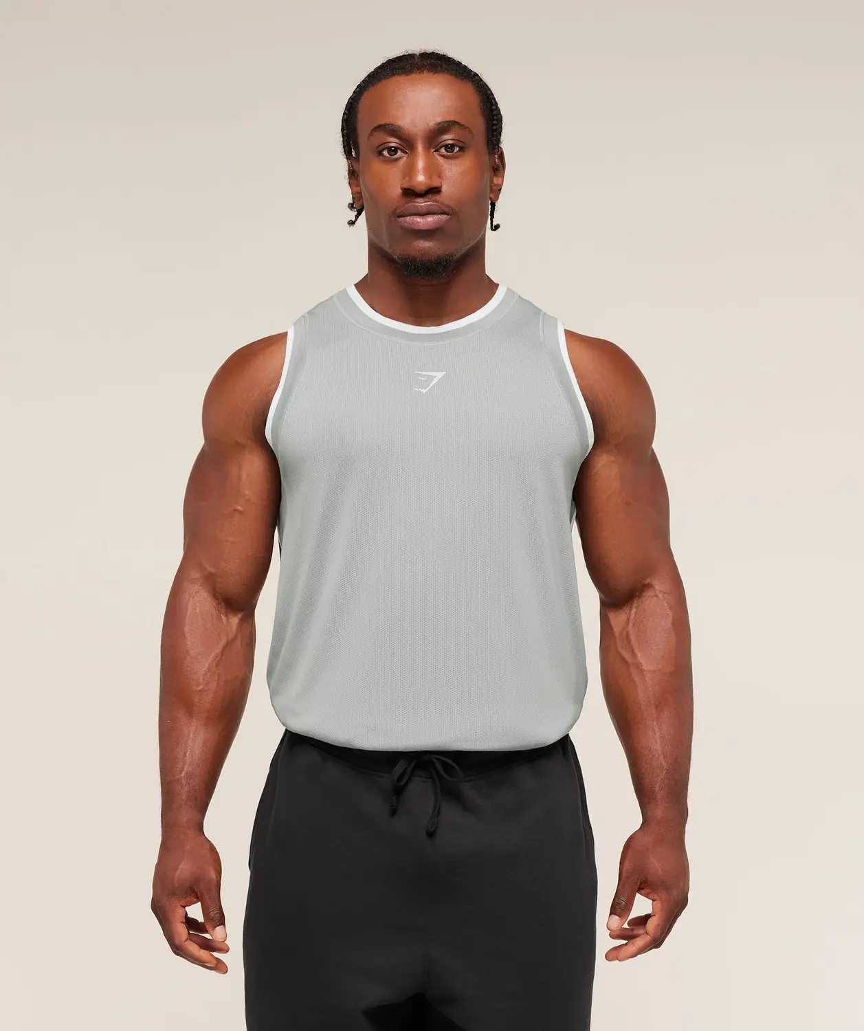 Graphic Basketball Mesh Tank - Image 2