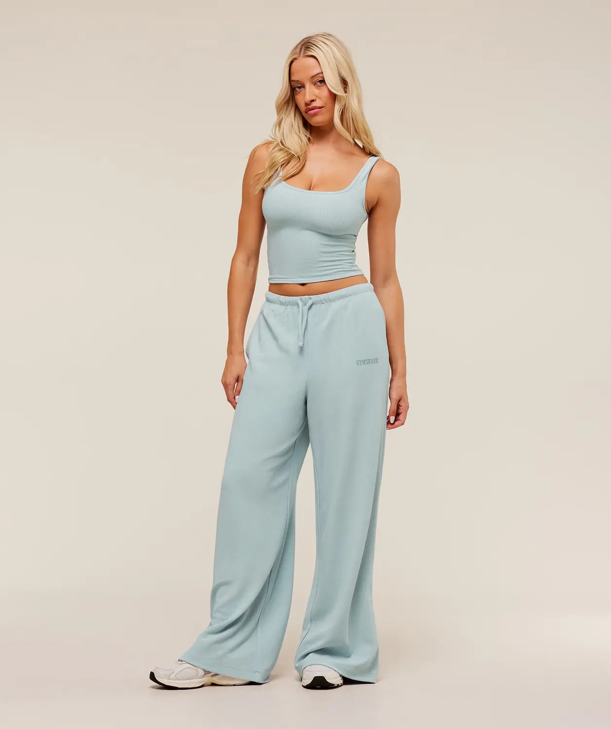 Waffle Wide Leg Pants Oversized Fit - Image 5