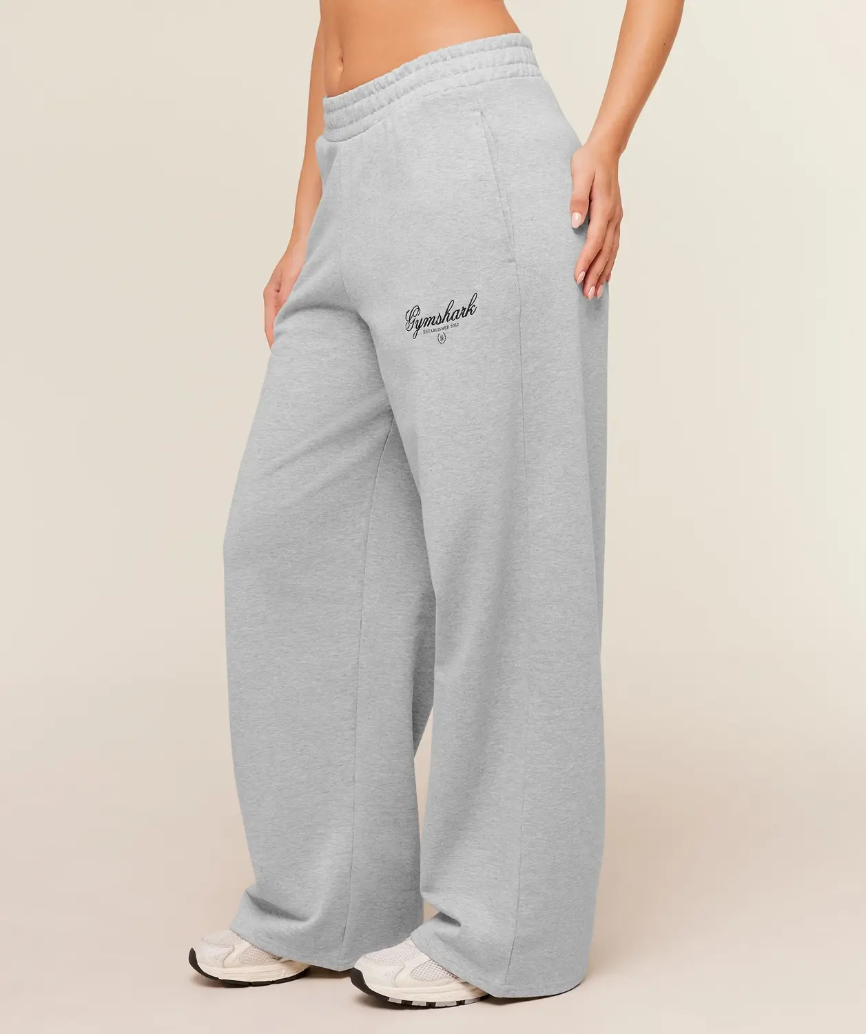 Script Embroidery Joggers Oversized Fit - Image 3
