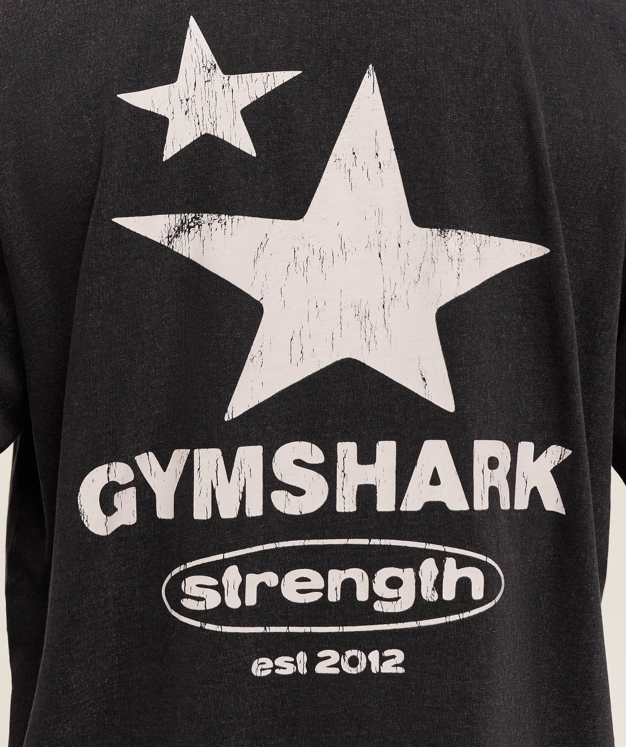 Strength Stars Washed Graphic T-Shirt Oversized Fit - Image 4