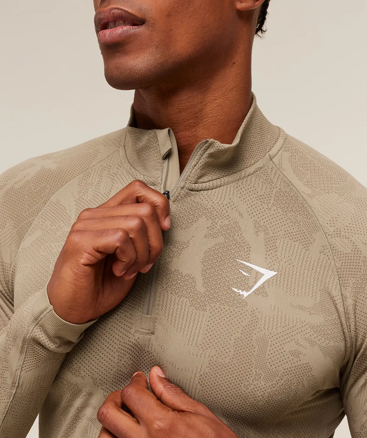 Geo Seamless 1/4 Zip Slim Fit - Image 5