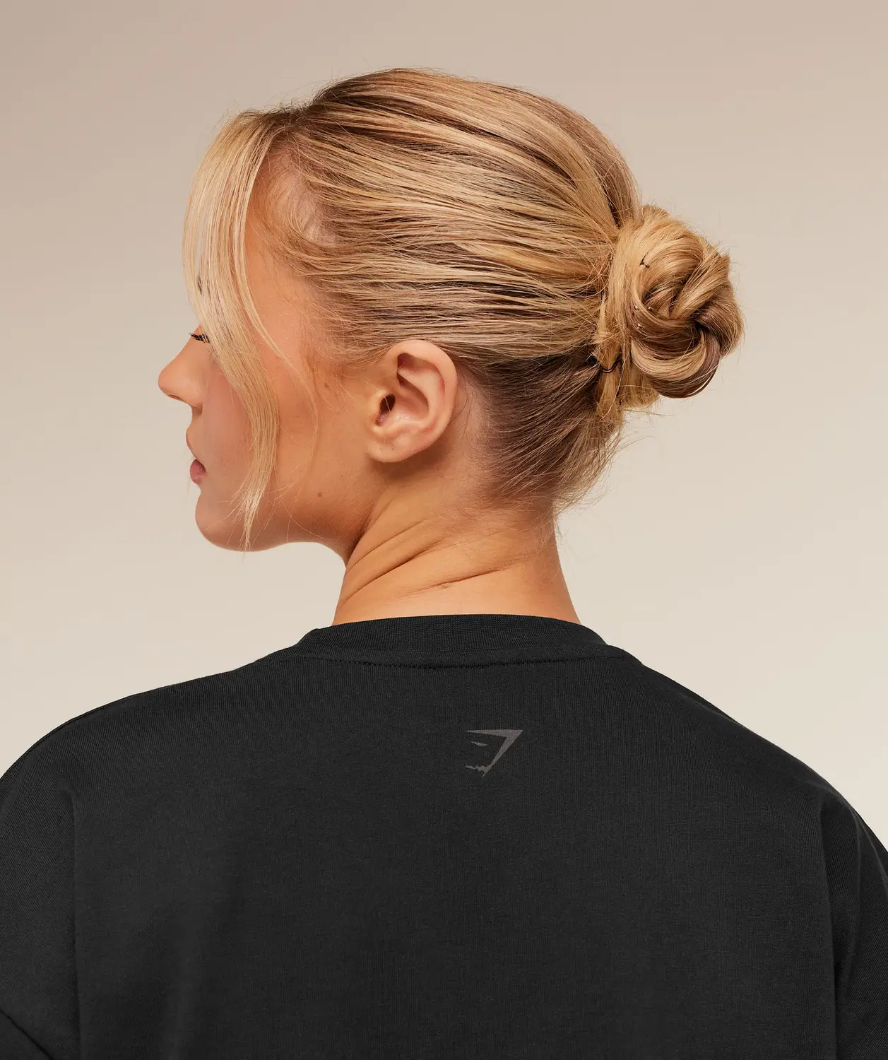 Stacked Graphic Short Sleeve T-Shirt Oversized Fit - Image 6
