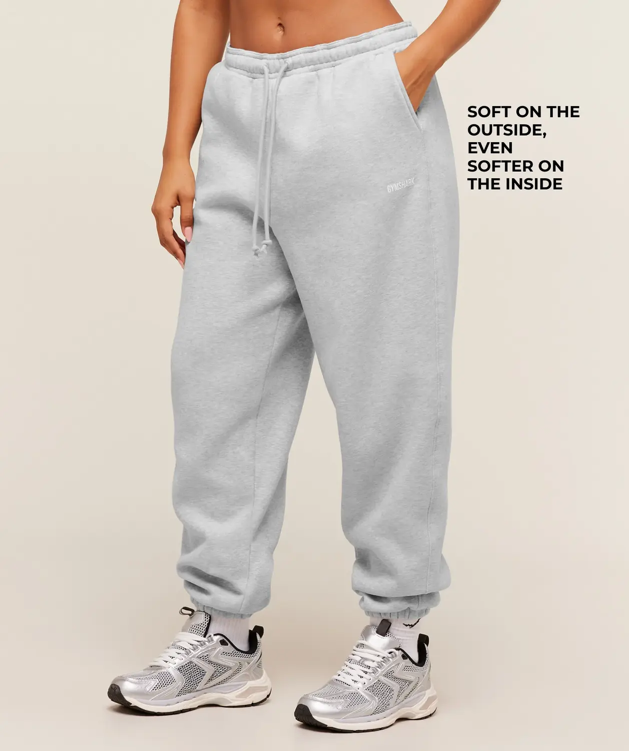 Cosy Luxe Cuffed Joggers Oversized Fit - Image 2
