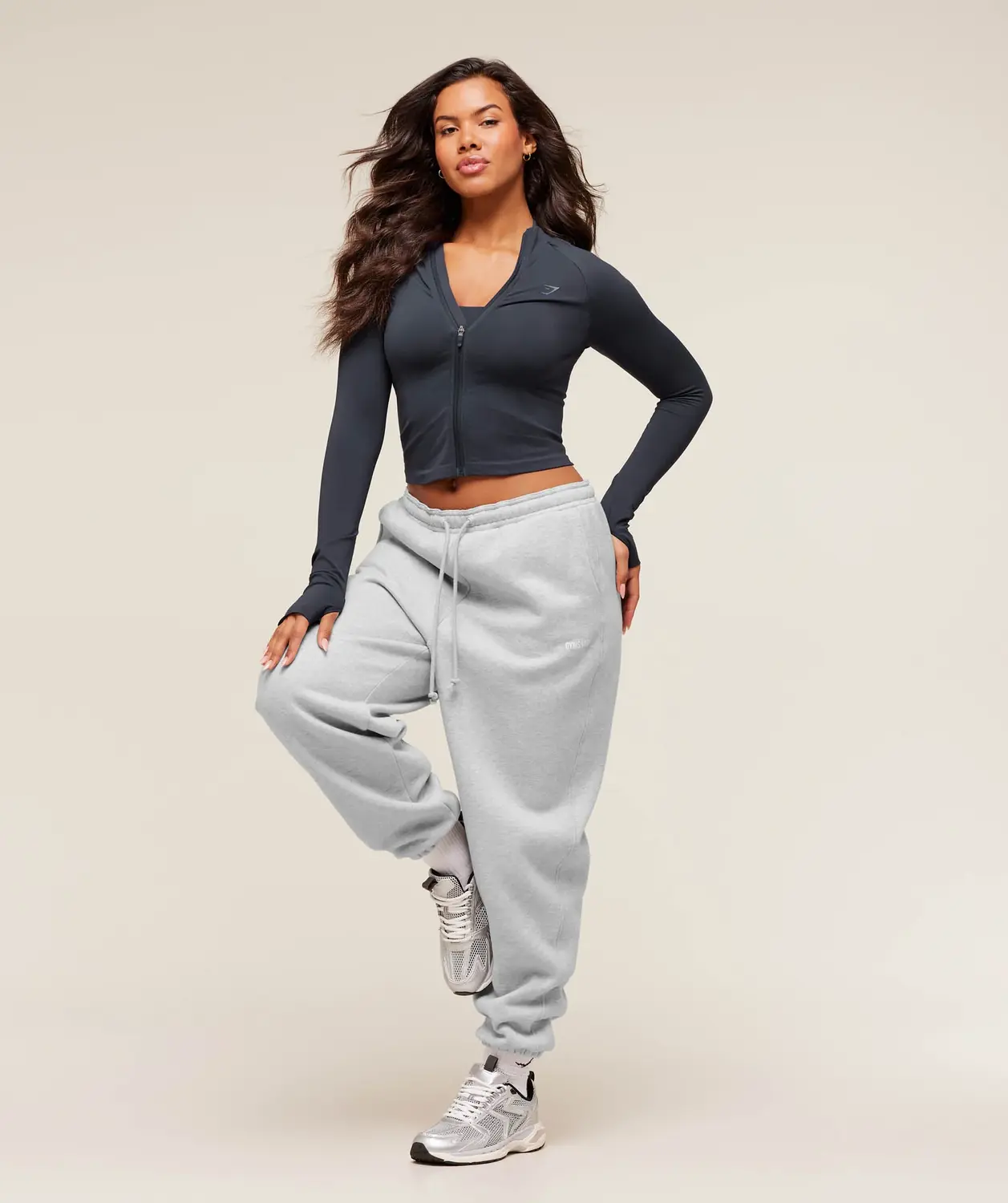 Cosy Luxe Cuffed Joggers Oversized Fit - Image 4