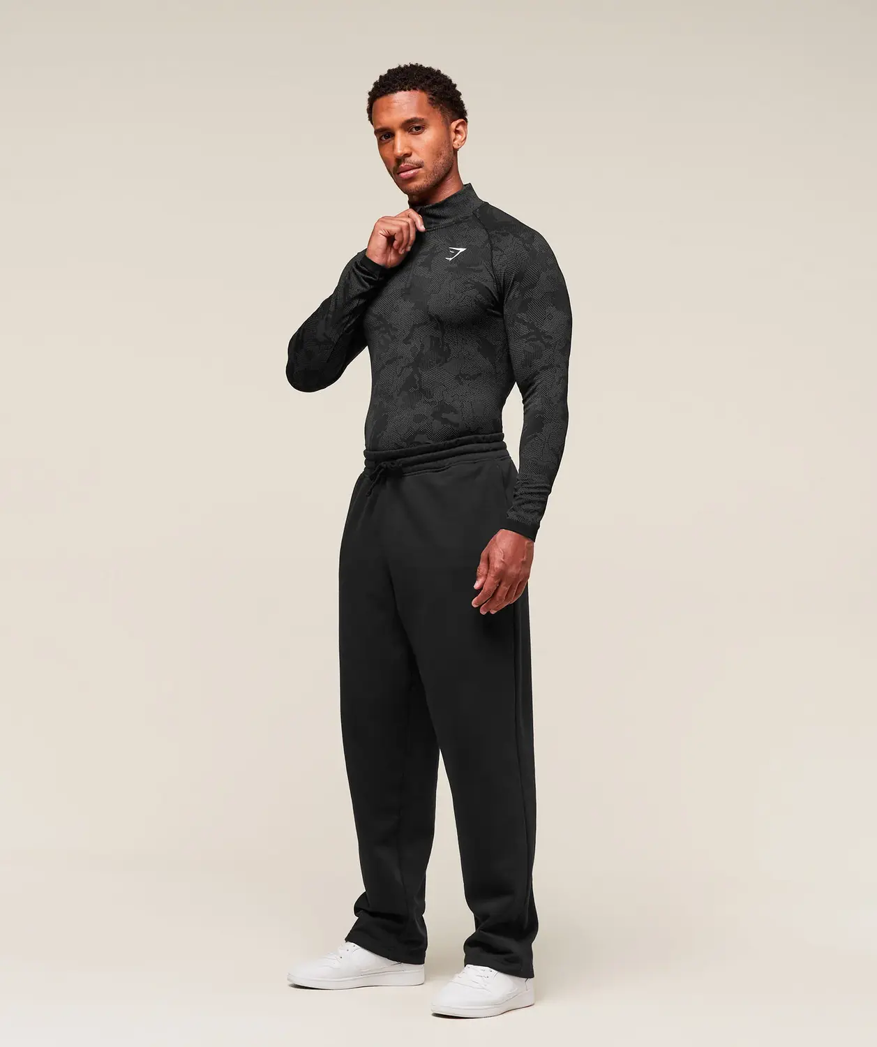 Geo Seamless 1/4 Zip Slim Fit - Image 6
