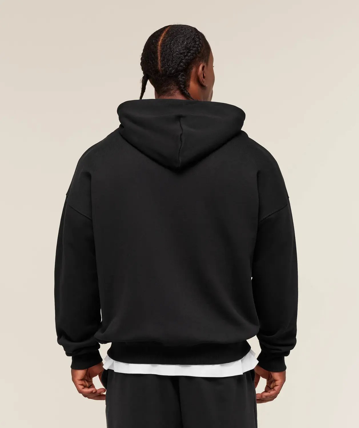 Fade Graphic Zip Up Hoodie Extreme Oversized Fit - Image 2