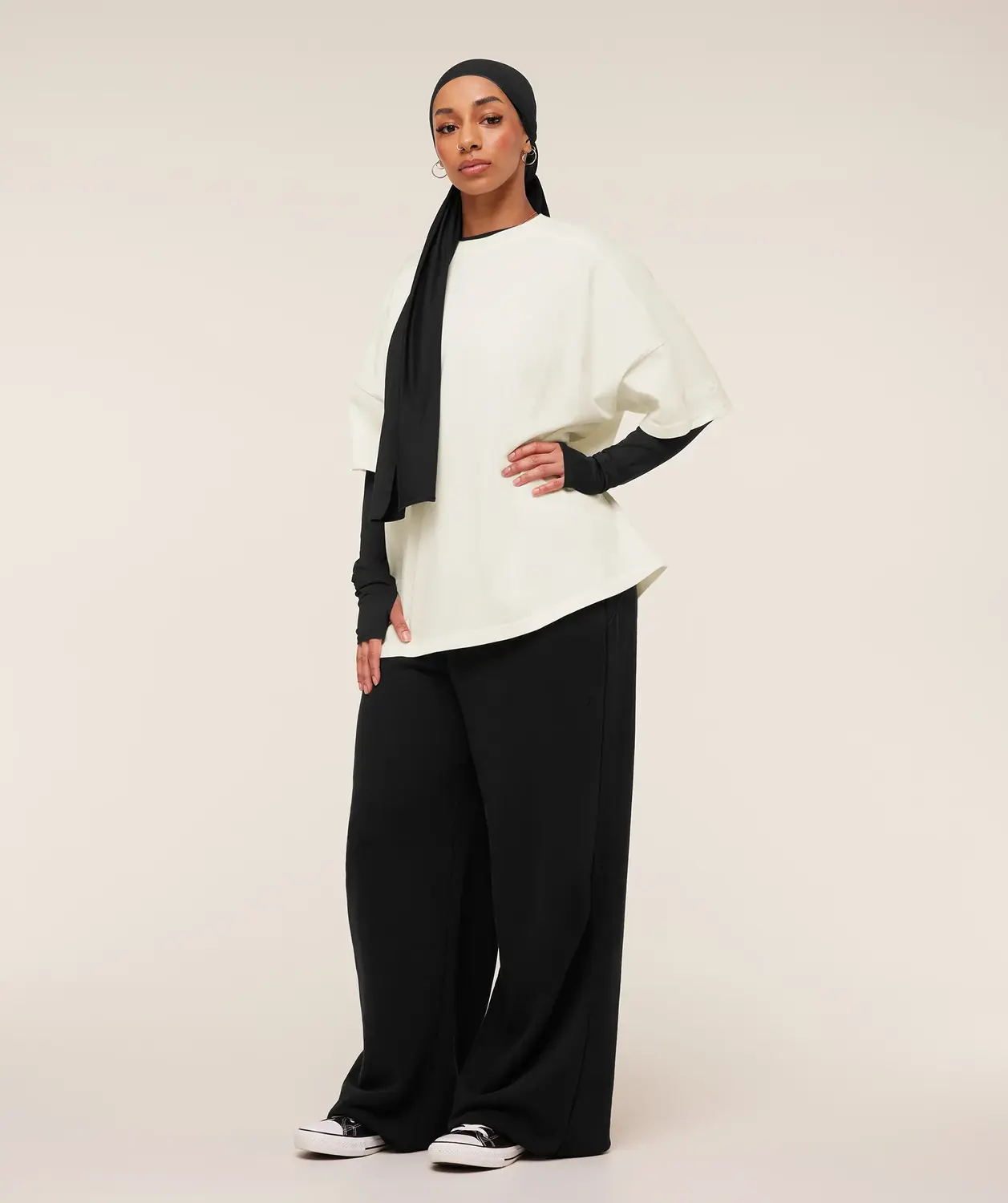 Pump Cover Structured Fleece Top Oversized Fit - Image 4